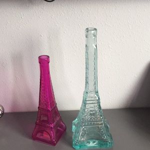 Set of Eiffel Tower vases!
